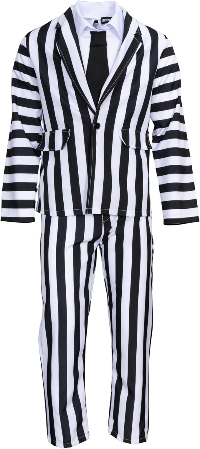 Bugman 80’s Beetle Beetle Beetle Keaton Movie Halloween Cosplay Costume 3-Piece Suit