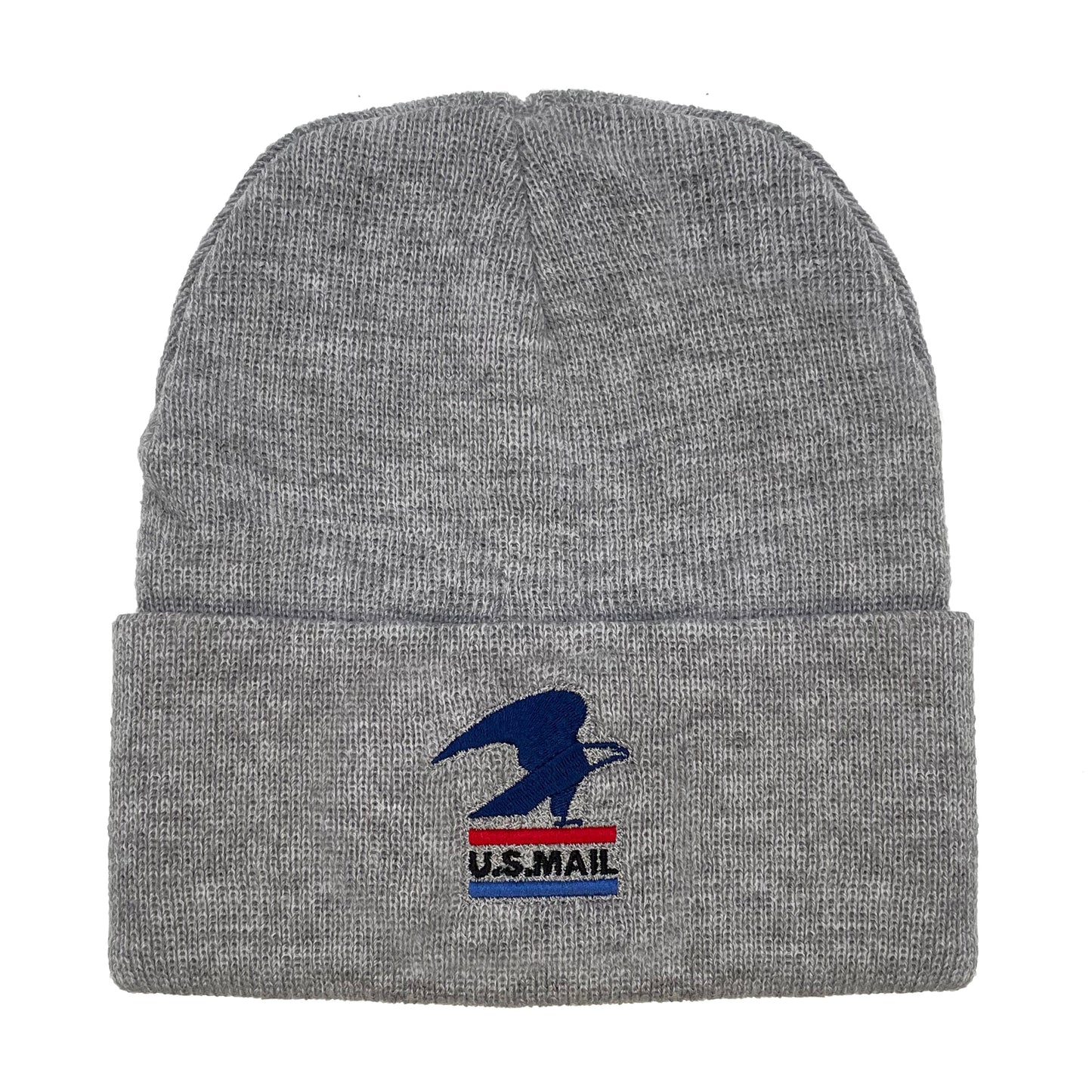 USPS Eagles Beanie Hat Gray
