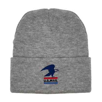 USPS Eagles Beanie Hat Gray