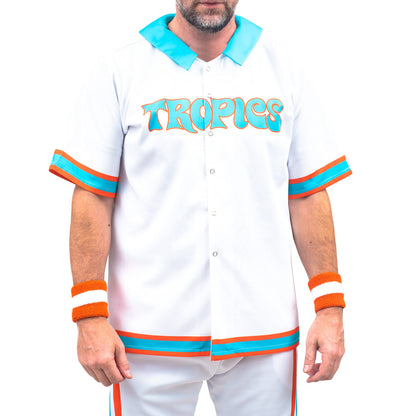 Jackie Moon Basketball Player Flint Tropics Deluxe Halloween Costume Warm Up Complete Set Cosplay