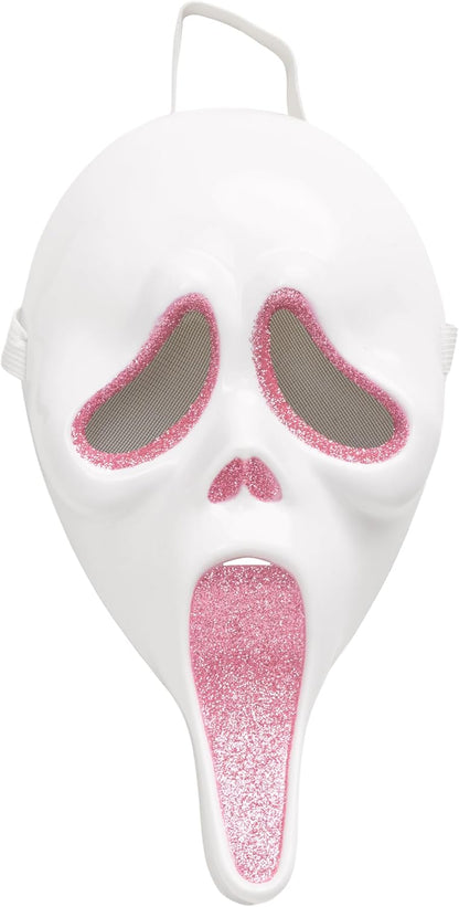 Ghost Face Adult Pink Glitter Costume