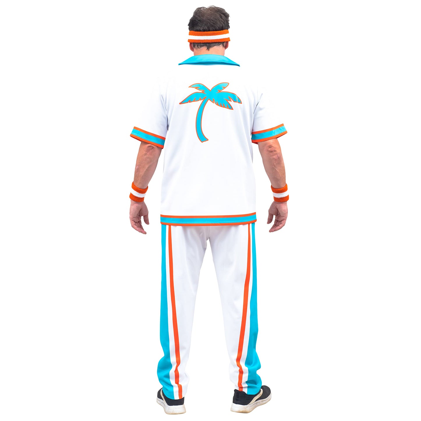 Jackie Moon Basketball Player Flint Tropics Deluxe Halloween Costume Warm Up Complete Set Cosplay