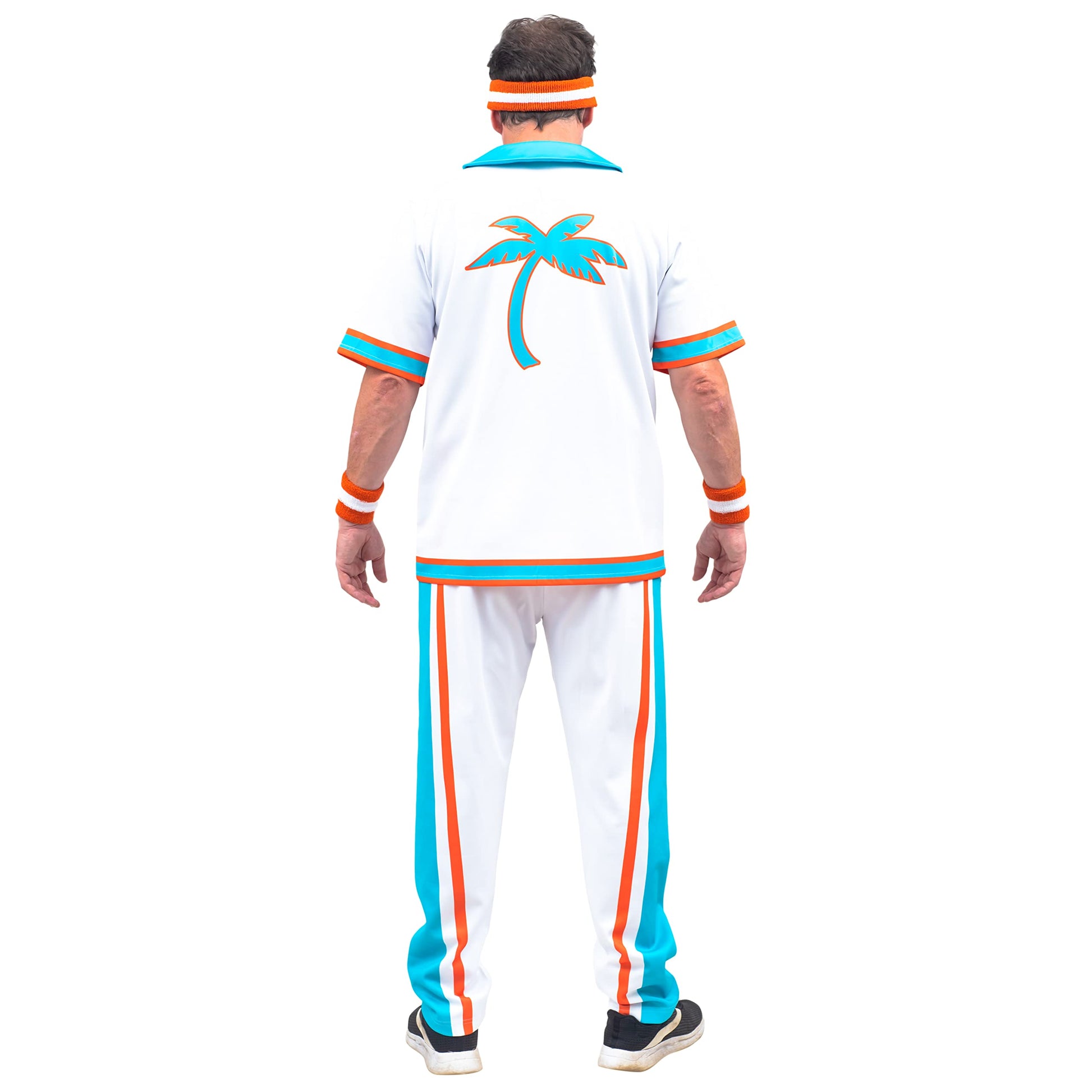 Jackie Moon Basketball Player Flint Tropics Deluxe Halloween Costume Warm Up Complete Set Cosplay