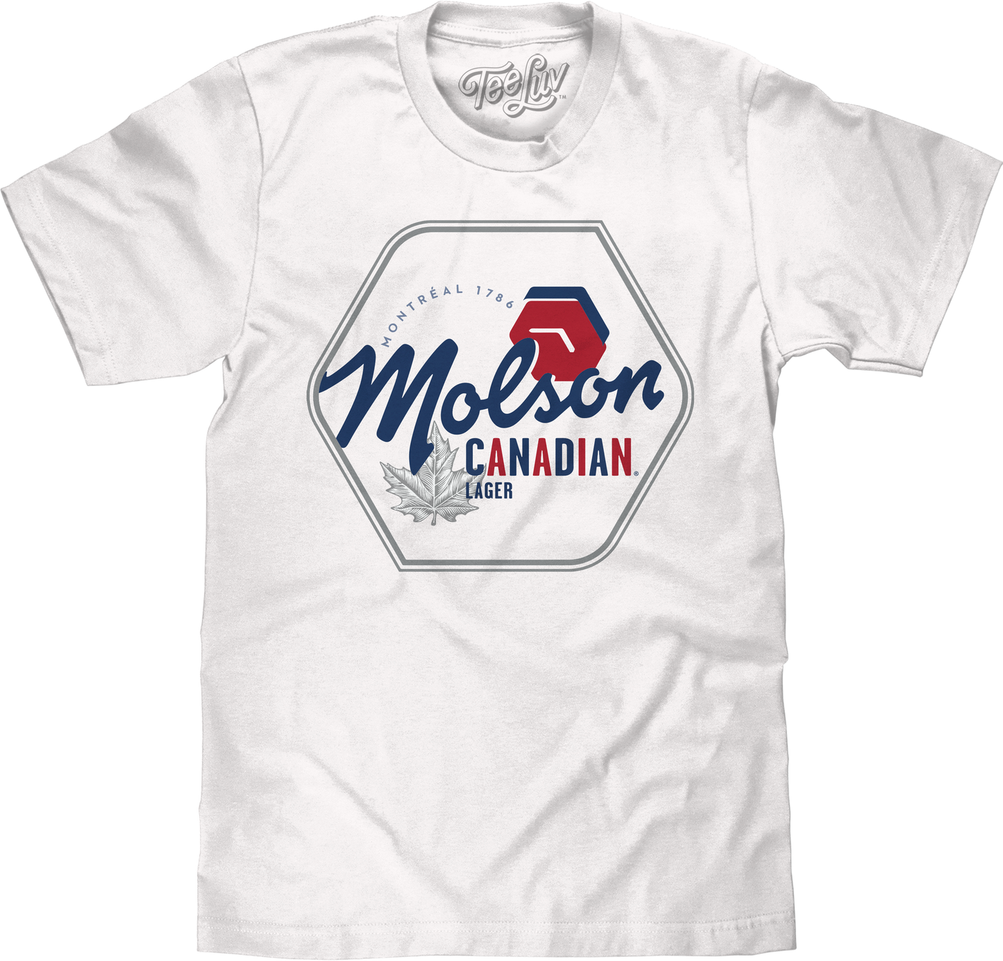 Molson Canadian Beer Mens T Shirt White