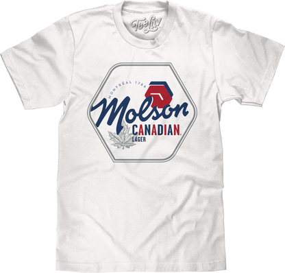 Molson Canadian Beer Mens T Shirt White