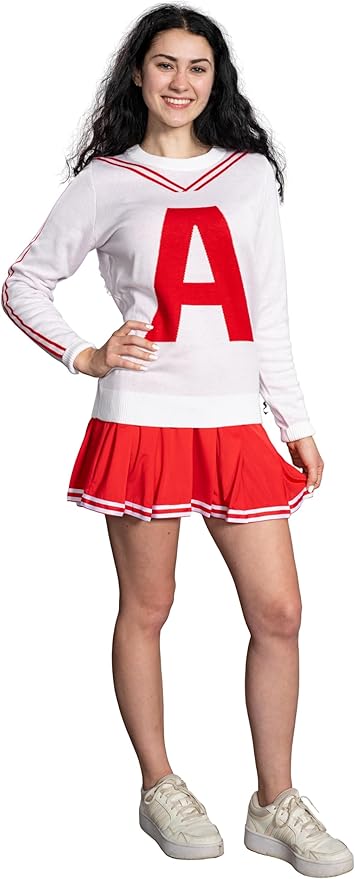 Betty Nerd Pi Delta Adams College Replica Cheerleader Halloween Cosplay Costume