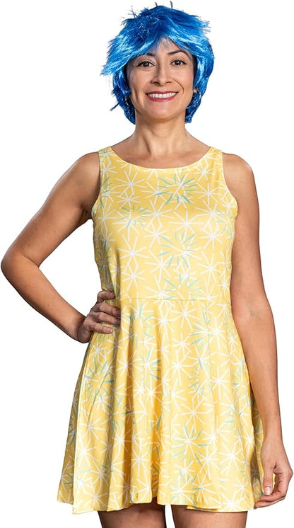 Adult Women’s Joy Cartoon Character Halloween Cosplay Costume 2-Piece Set