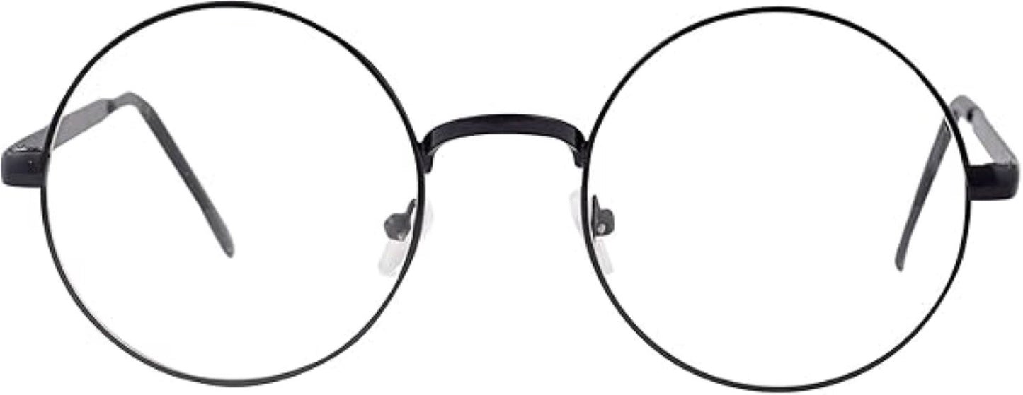 Round Circle Frame Unisex Famous Movie Wizard Halloween Costume Cosplay Glasses