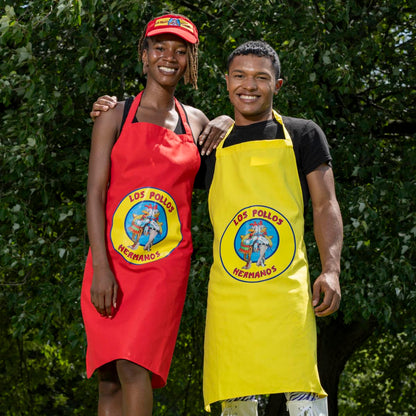 Los Pollos Hermanos: Bad Chicken Man Restaurant Apron and Visor Halloween Costume Cosplay