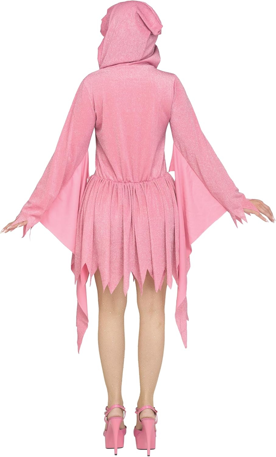 Ghost Face Adult Pink Glitter Costume