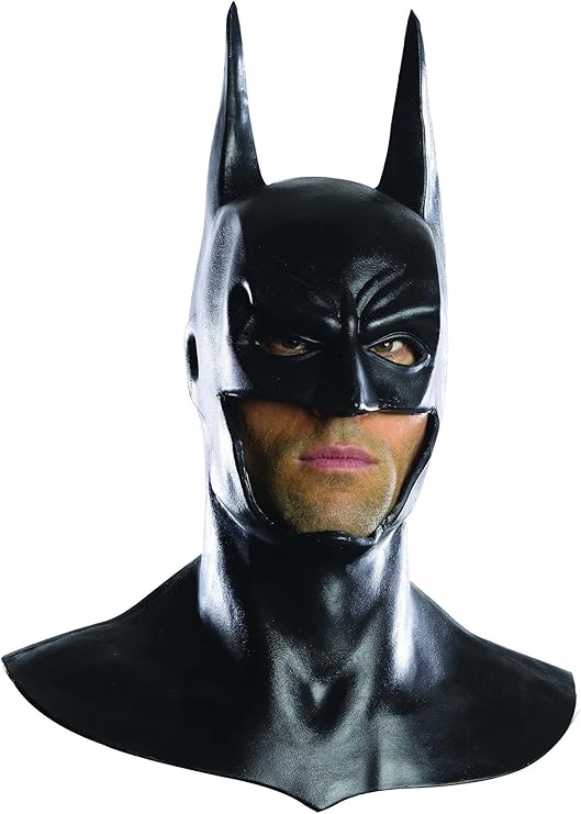 Arkham City Batman Deluxe Cowl Latex Overhead Mask