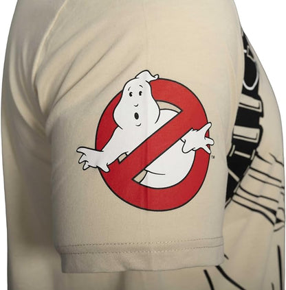 Ghostbusters Costume T Shirt with Four Interchangeable Name Patches