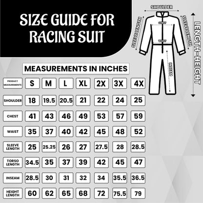 WonderBread Jumpsuit: Ricky Bobby Race Driver Costume Mashup (No Embroidery) for Adult Halloween Cosplay