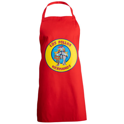Los Pollos Hermanos: Bad Chicken Man Restaurant Apron and Visor Halloween Costume Cosplay