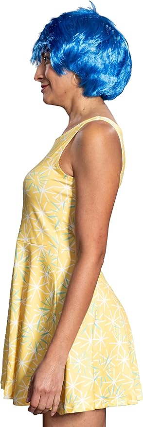 Adult Women’s Joy Cartoon Character Halloween Cosplay Costume 2-Piece Set