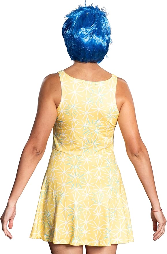 Adult Women’s Joy Cartoon Character Halloween Cosplay Costume 2-Piece Set