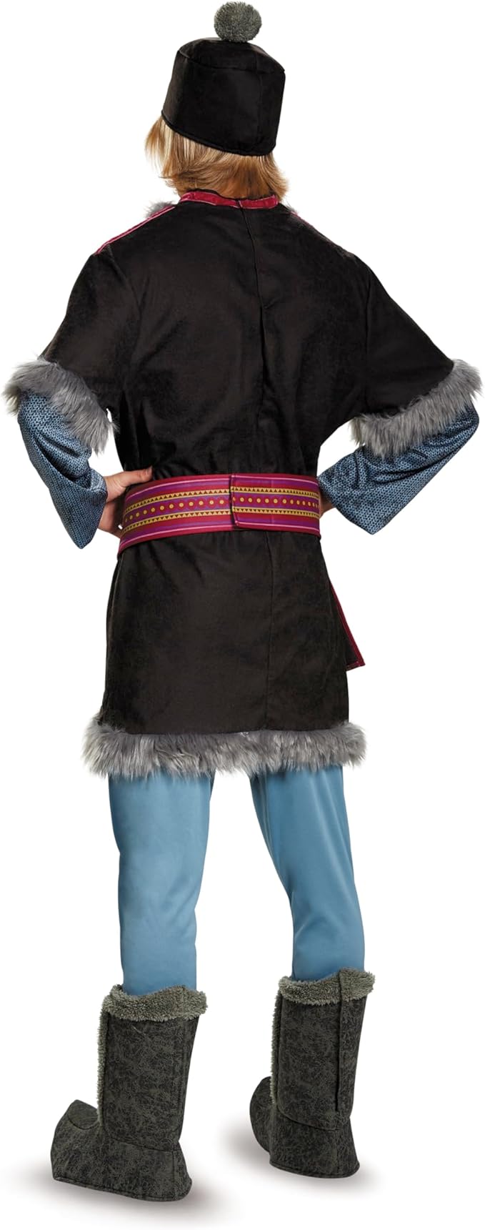 Kristoff Costume for Adults, Disney Frozen Men's Tunic with Hat, Belt and Pants and Boot Covers