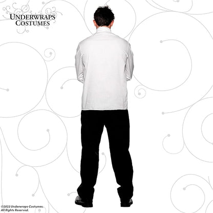 Adult Straight Jacket Psychotic Mental Asylum Patient White Costume