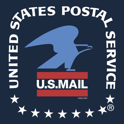 United States Postal Service U.S. Mail Eagle Mens T Shirt Navy Blue
