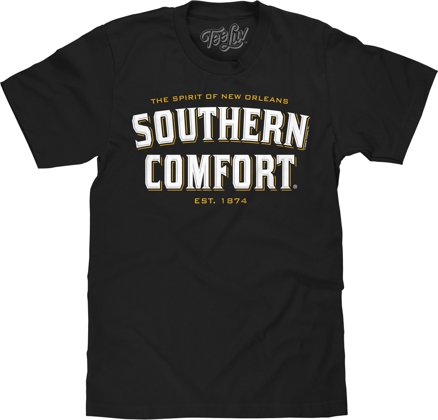 Southern Comfort SOCO Whiskey Logo Mens T Shirt Black