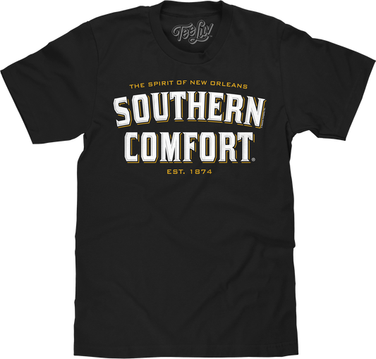 Southern Comfort SOCO Whiskey Logo Mens T Shirt Black
