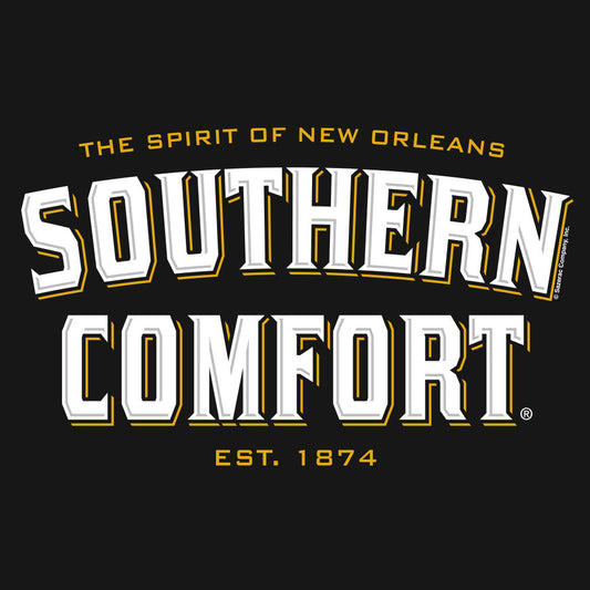 Southern Comfort SOCO Whiskey Logo Mens T Shirt Black