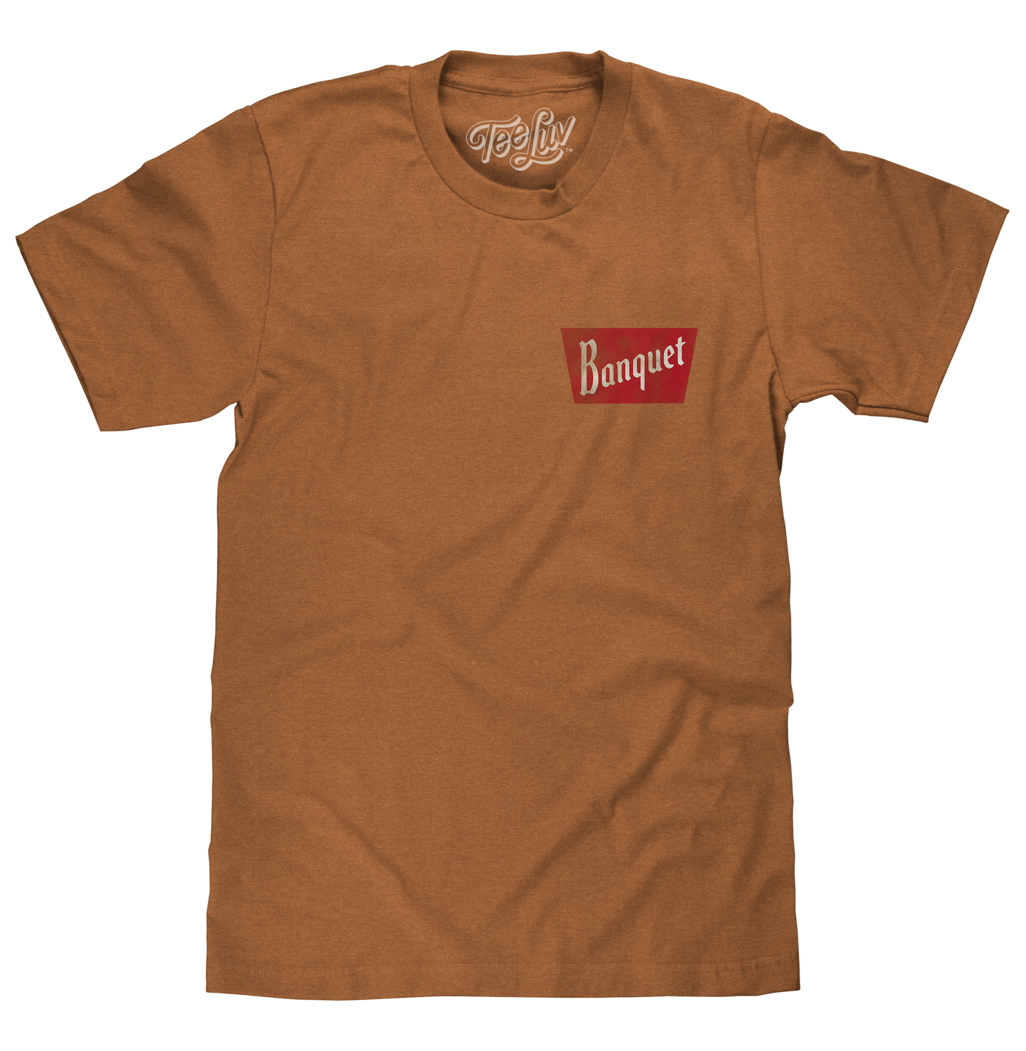 Coors Banquet Rodeo Bull Rider Front/Back Mens T Shirt Brown Sugar