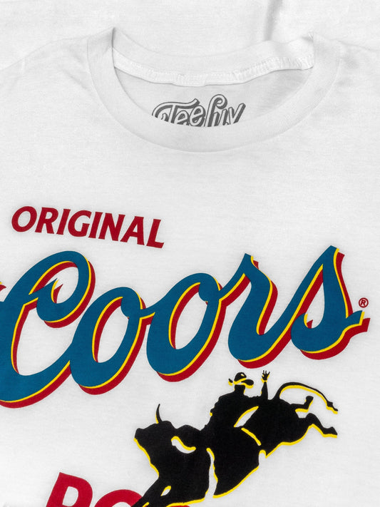 Coors Original Rodeo Beer Mens T Shirt White