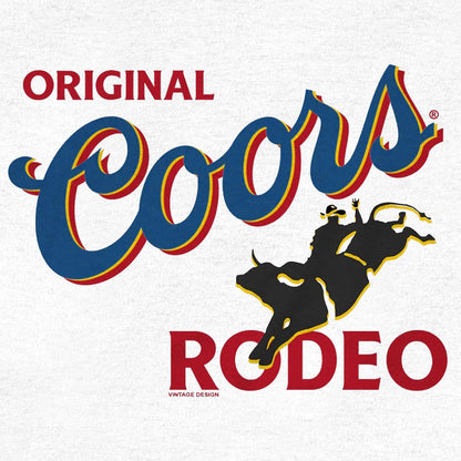Coors Original Rodeo Beer Mens T Shirt White