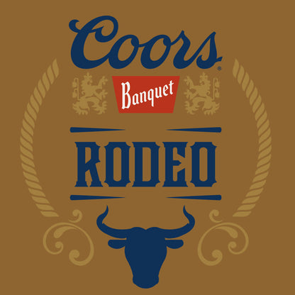 Coors Rodeo Hooded Sweatshirt Hoodie Brown