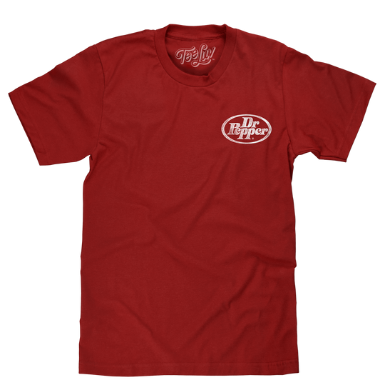 Dr Pepper Trust Me I'm a Doctor Mens T Shirt Cardinal Red