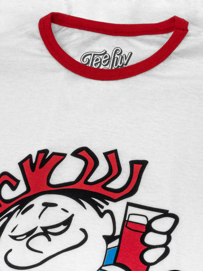 Hawaiian Punch Mens Ringer T Shirt White/Red