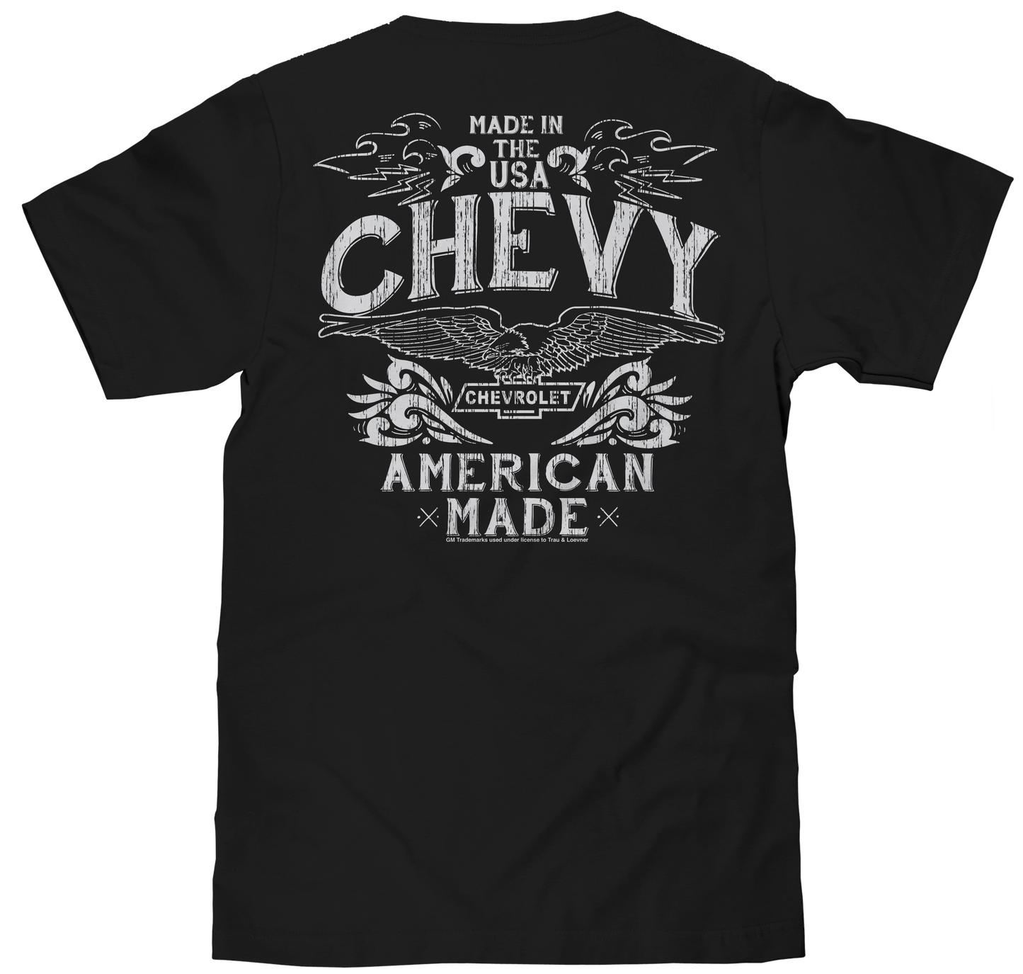 Chevrolet USA Mens T Shirt Black