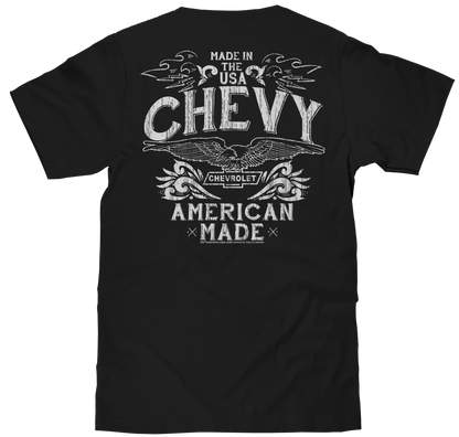 Chevrolet USA Mens T Shirt Black