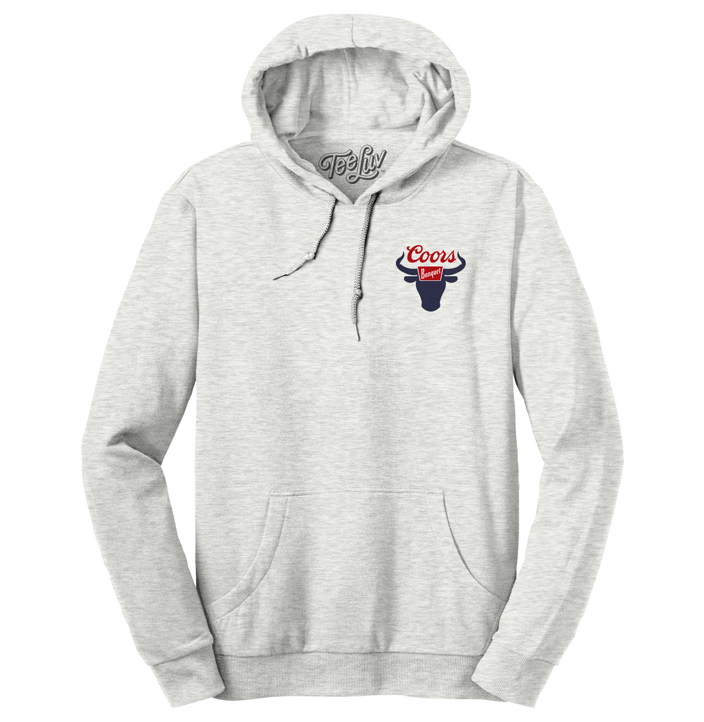 Coors Banquet Rodeo Hooded Sweatshirt Hoodie Gray