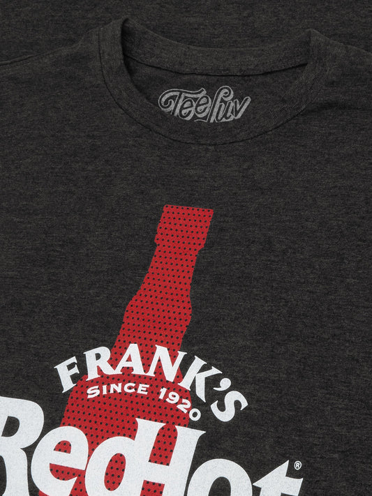 Frank's Red Hot Mens T Shirt Charcoal Gray