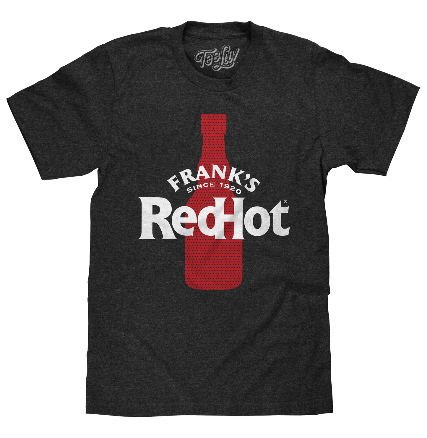 Frank's Red Hot Mens T Shirt Charcoal Gray