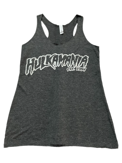 Hulk Hogan Hulkamania Outline Womens Tank Top Shirt Black