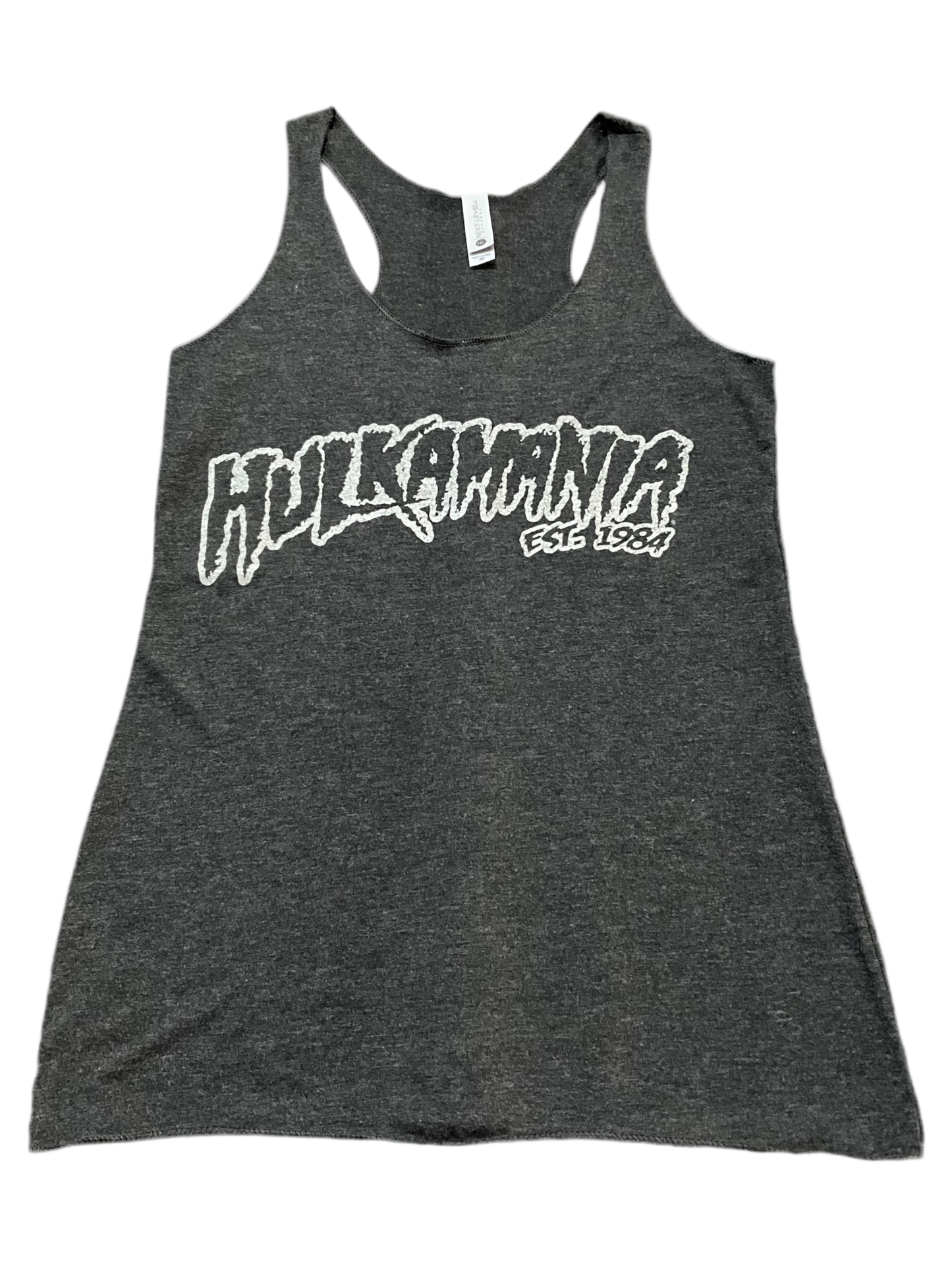 Hulk Hogan Hulkamania Outline Womens Tank Top Shirt Black