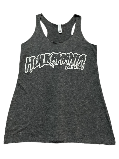 Hulk Hogan Hulkamania Outline Womens Tank Top Shirt Black