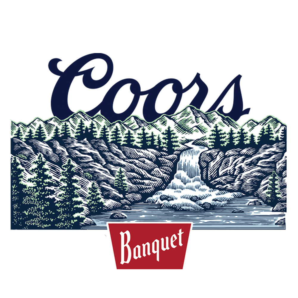 Coors Banquet Beer Front Back Mens T Shirt White