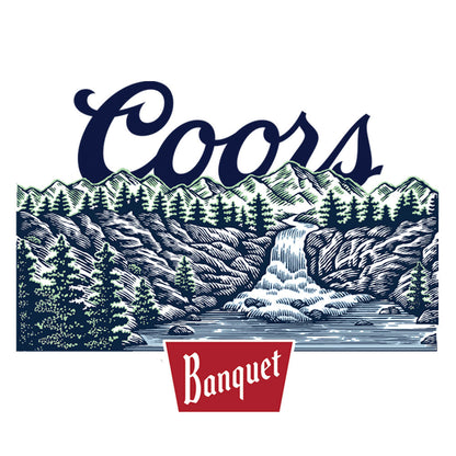 Coors Banquet Beer Front Back Mens T Shirt White