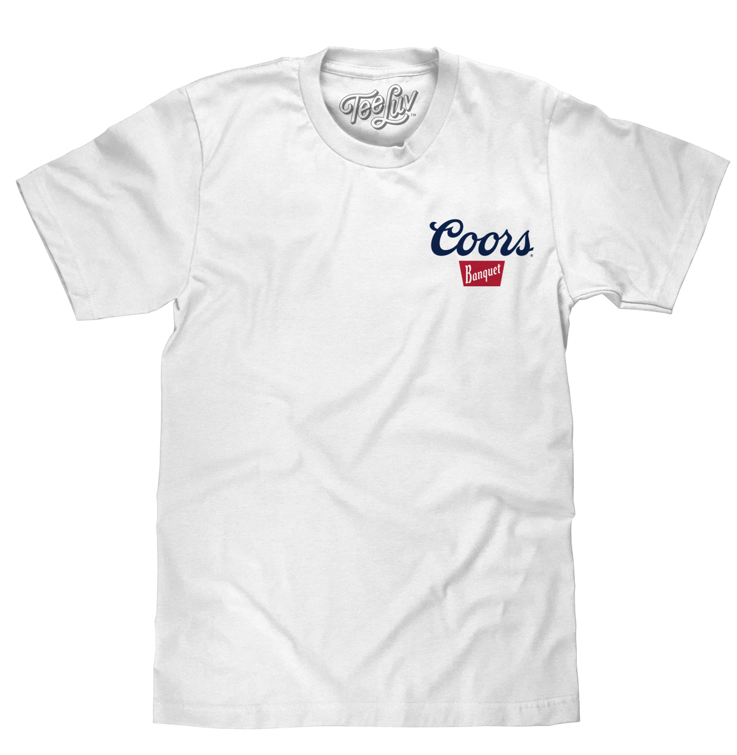 Coors Banquet Beer Front Back Mens T Shirt White