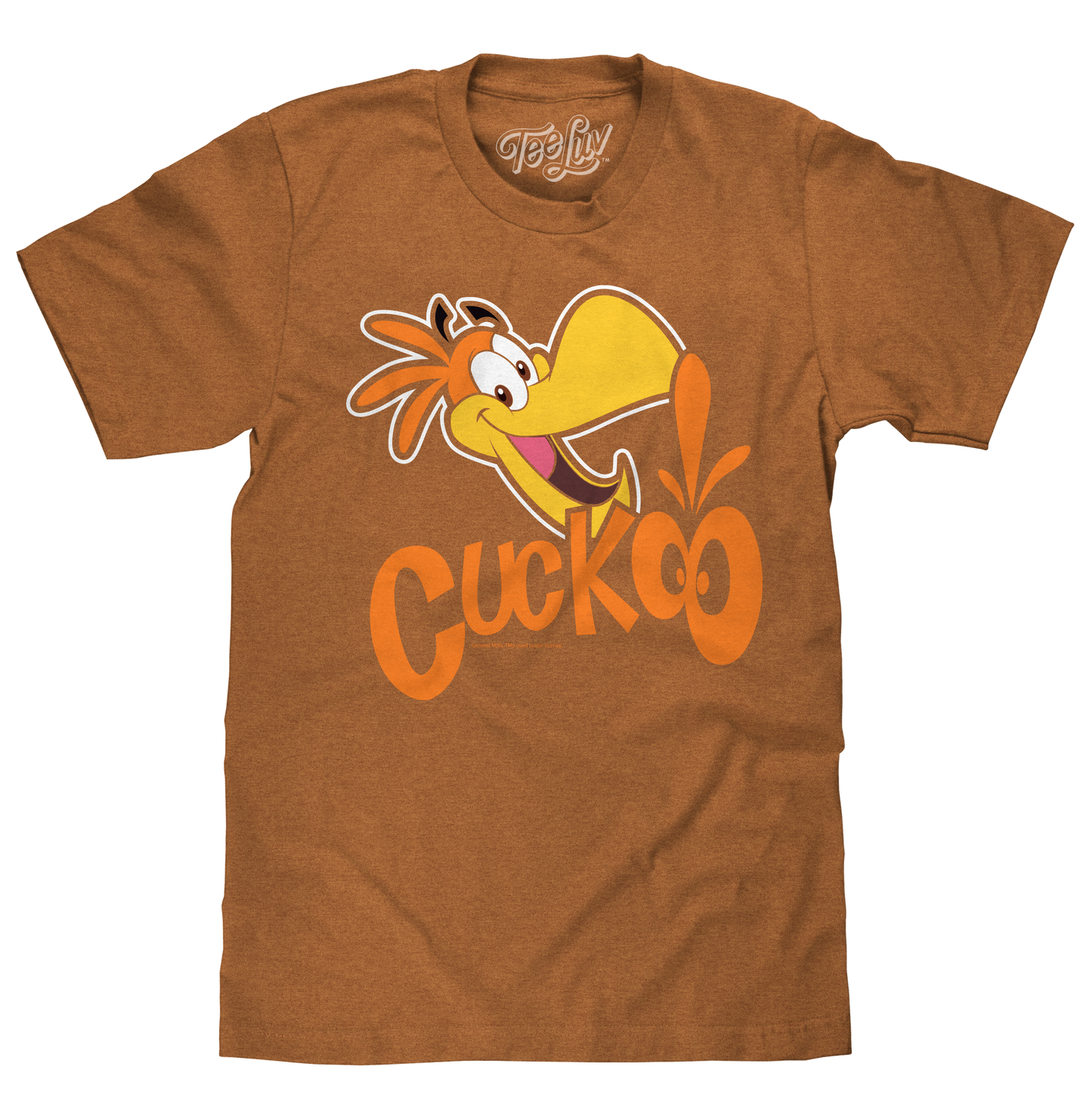 Sonny the Cuckoo Bird Cocoa Puffs Cereal Mens T Shirt Brown Sugar