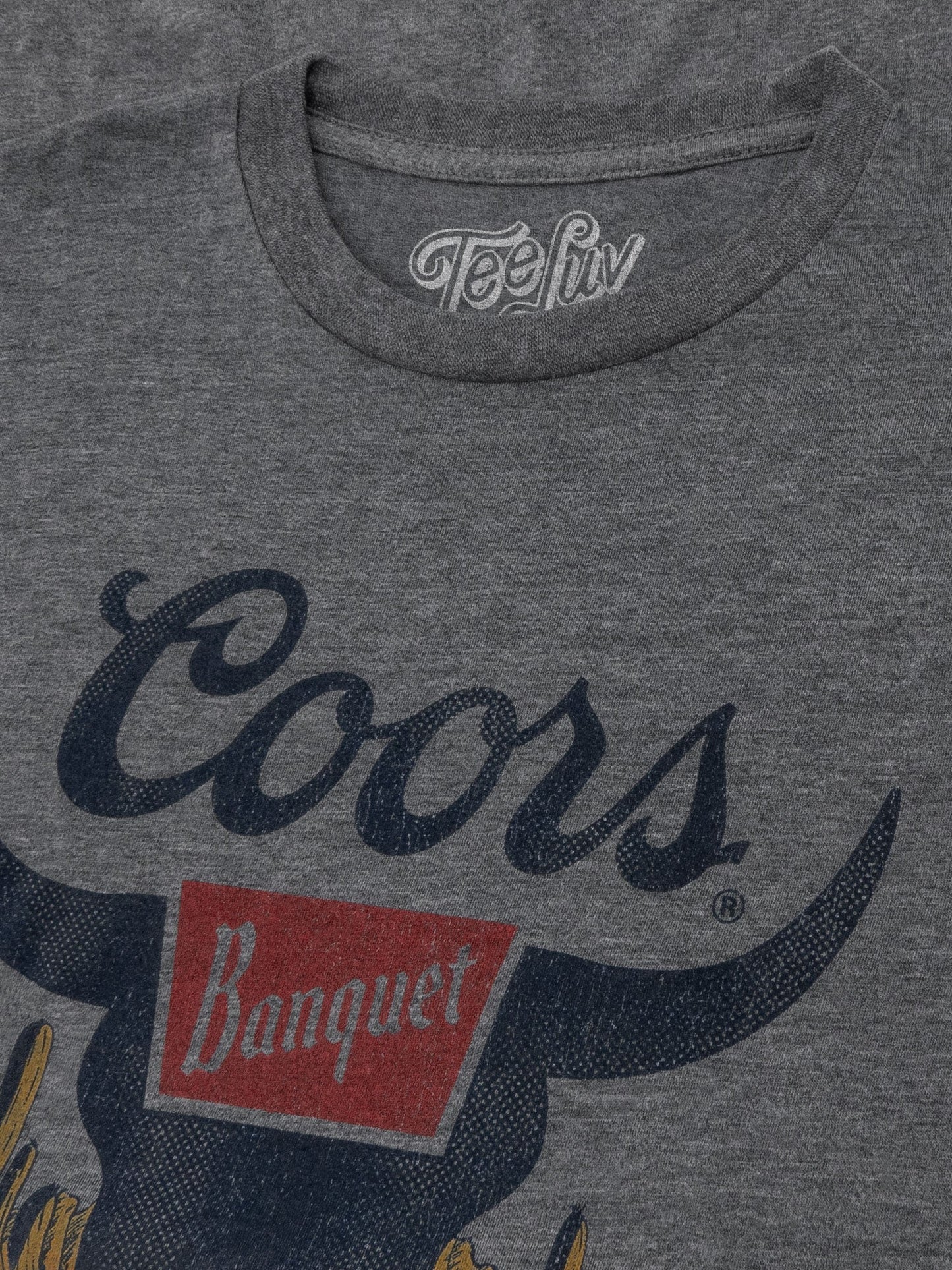 Coors Banquet Rodeo Desert Mens T Shirt Graphite Heather