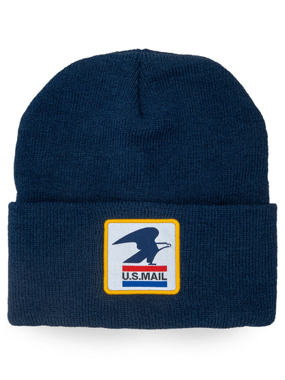 USPS United States Postal Service Knit Beanie Hat Navy Blue