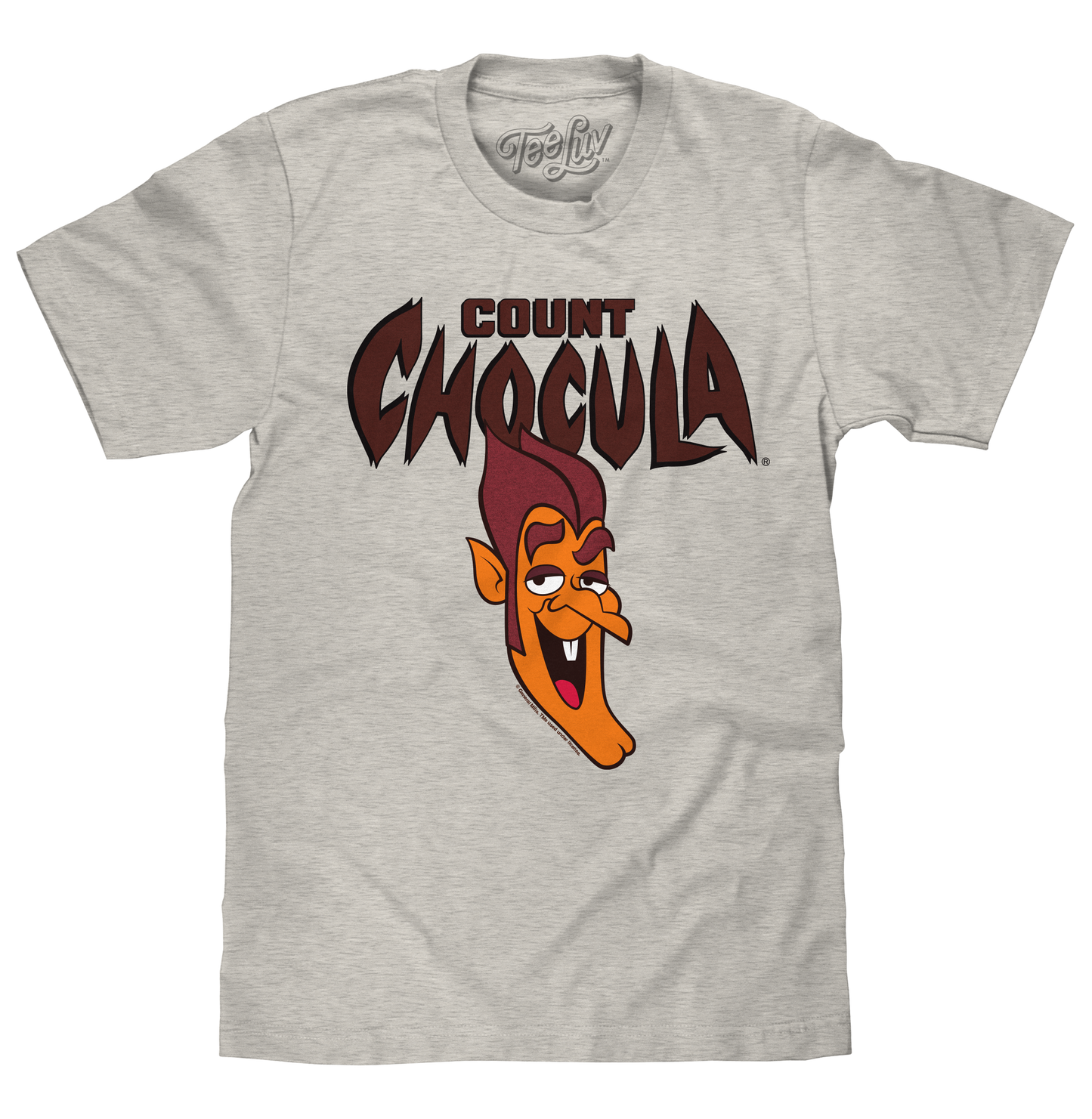 Retro Count Chocula Monster Cereal Mascot Mens T Shirt Oat Heather