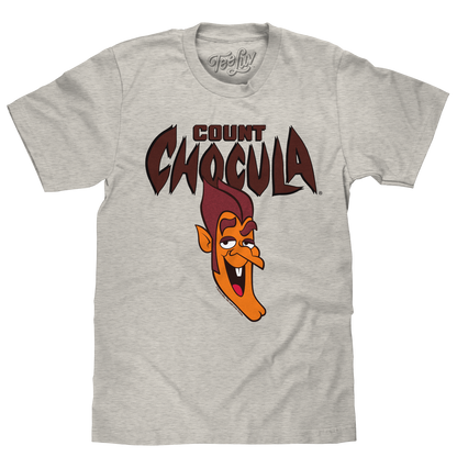 Retro Count Chocula Monster Cereal Mascot Mens T Shirt Oat Heather