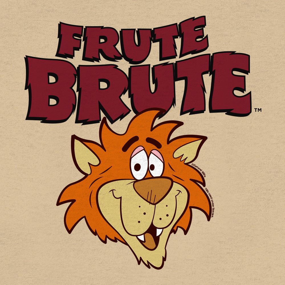 Frute Brute Cereal Retro 70s Cartoon Werewolf Mens T Shirt Cream