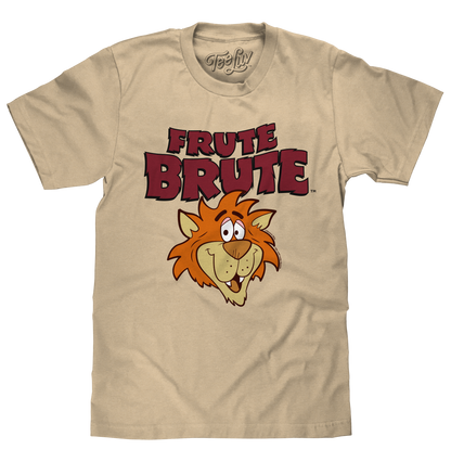 Frute Brute Cereal Retro 70s Cartoon Werewolf Mens T Shirt Cream